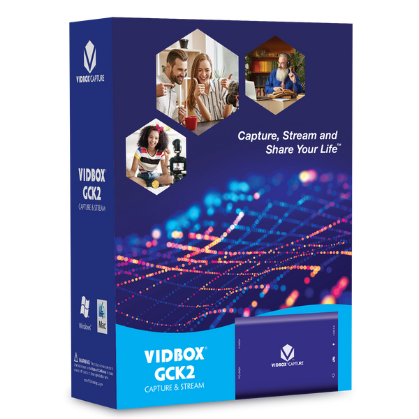 GCK2 Capture and Live Stream | GAME CAPTURE SOFTWARE by VIDBOX®