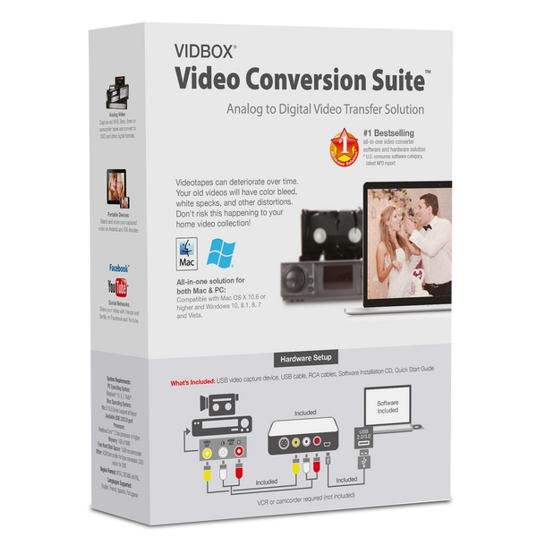 VIDBOX Analog to Digital Video Transfer Solution