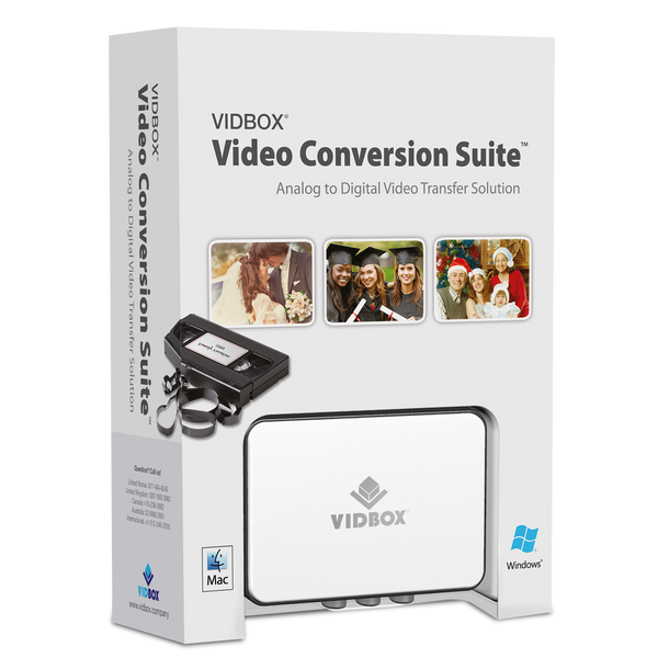 Video converter suite, video conversion suite Video Transfer VIDBOX