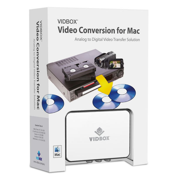 TechSide VHS Converter Analógico Digital Full Mac/PC 2024 Contactos Dorados, Compatible con MacOs Monterey Big Sur Catalina + Windows 11