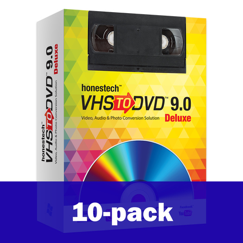 10-pack - VIDBOX® VHStoDVD™ 9.0 Deluxe (PC)
